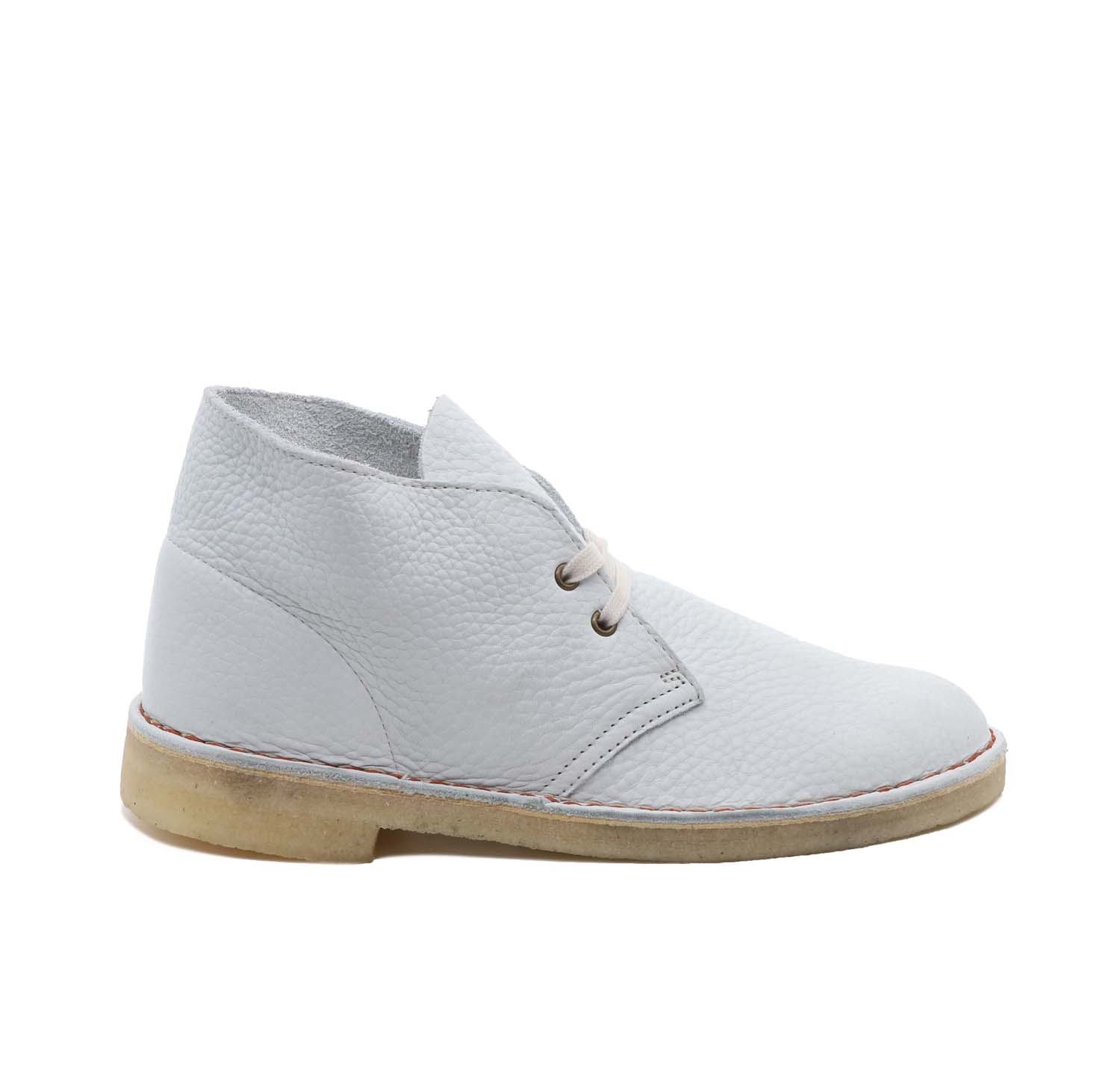 Clarks Desert Boot Pelle Bianca